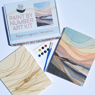Kit d'art peinture par numéro - Shelter Point, île Texada