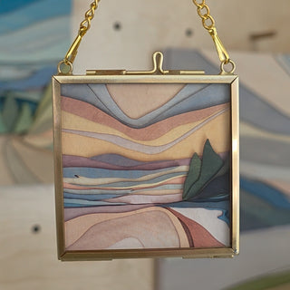Framed Mini Gold Ornament