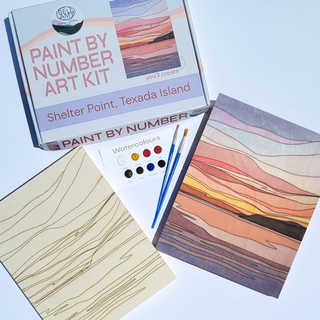 Kit d'art peinture par numéro - Shelter Point, île Texada