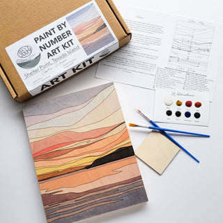 Paint By Number Art Kit - Shelter Point, Texada Island